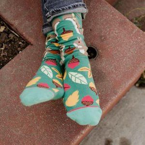 Aw Nuts! Crew Socks